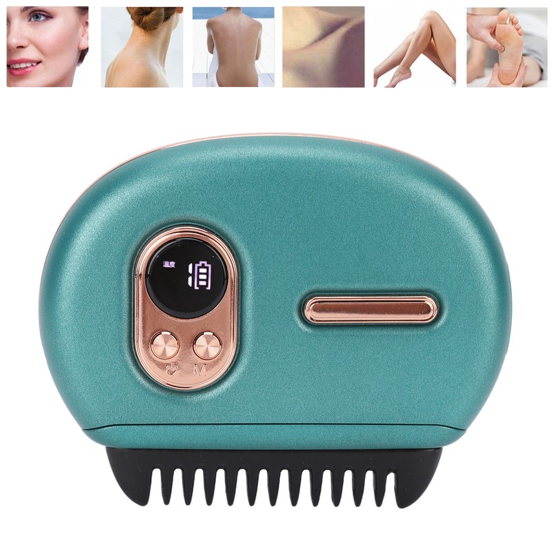 Electric Gua Sha Comb 9 Vibration Gears Heating Stone Needle