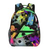 MANQINF Retro 80s 90s Backpack,Cute Bookbags Laptop Bag Shoulder Bags