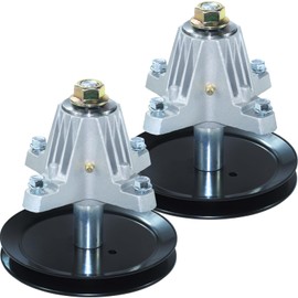 FULAIGE 2 Pack 918-06989 Spindle Assembly Replaces 618-06989 for MTD CLT46CVT, T1500, T1600, T1900, Craftsman T1700, T150, T135, Troy-Bilt TB46, Horse Xp, Horse 46 Xp, Bronco 46, Bronco 46x Tractors