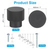 PATIKIL 1 Inch Dia. Cabinet Knobs, 10pcs Knurled Drawer Round