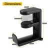 Soporte Giratorio Para Auriculares Gancho Gaming Con Cilp Hu