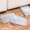 8 Pcs Plastic Clear Table Shims, Level Wedge Shims for