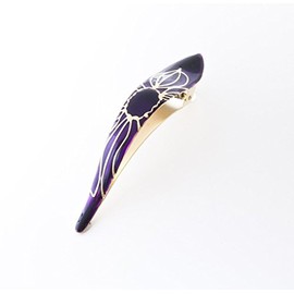 Ficcare Maximas Hair Clip Lotus Mahogany Brown - size Small