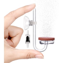 Clscea CO2 Diffuser for Aquarium Plant Mini CO2 Atomizer, U-Shaped-L