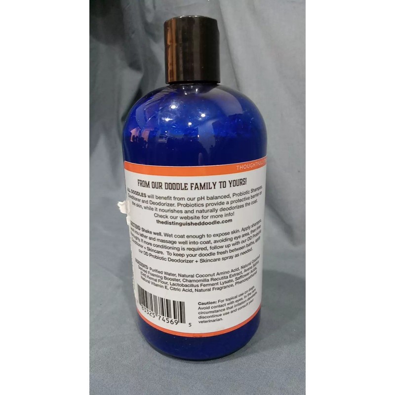 The Distinguised Doodle Probiotic Dog Shampoo + Skincare Ginger Zest