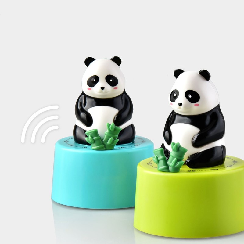 Mechanical Kitchen Timer Cute Animal Shape Magnetic Base Loud Alarm