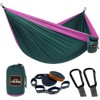 AnorTrek Camping Hammock, Super Lightweight Portable Parachute Hammock with Two