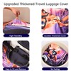7-Mi 3D Print Giraffe Design Travel Suitcase Protector Elastic Sleeve
