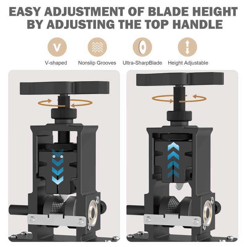 YehgoMade Adjustable Wire Stripper Machine Upgraded Drill-powered Stripper Automatically Strips