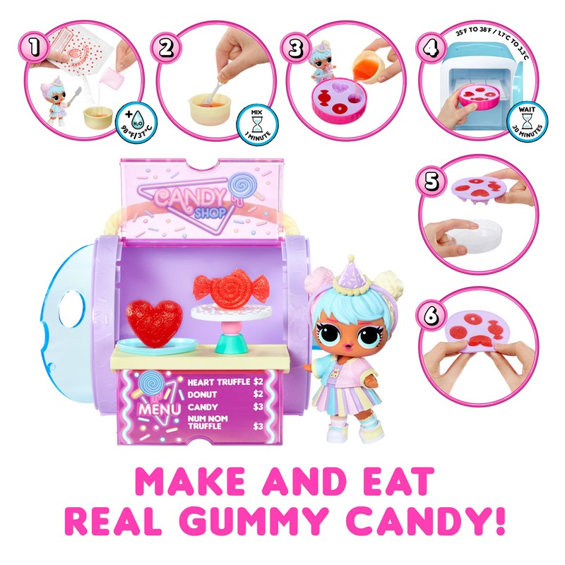 L.O.L. Surprise! LOL Surprise Tot Doll with DIY Candy Maker,