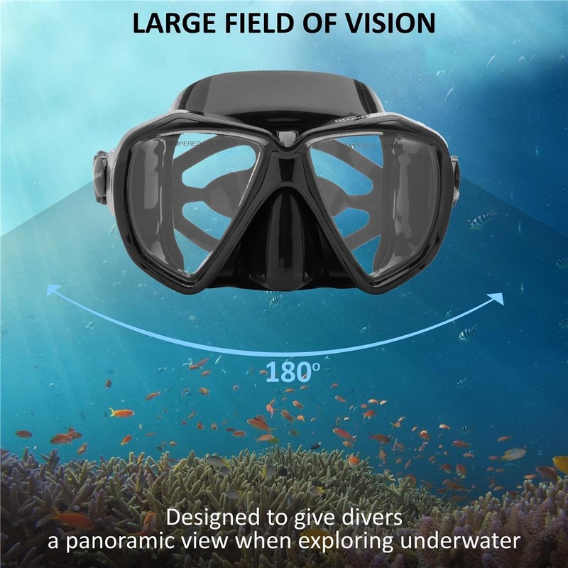 Blue Reef Valiant Mask - Black