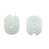 Litoexpe Plastic Pre-Inserted Nuts 0.34"x0.39", Plastic Hinge Dowel Inserts 100