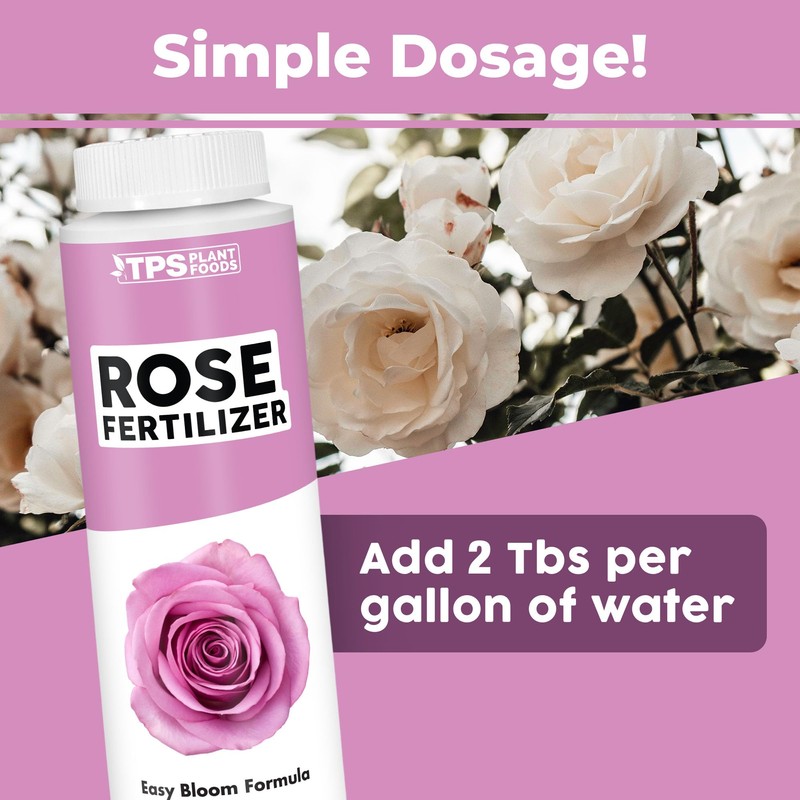 TPS NUTRIENTS Rose Fertilizer for Flowering Plants, Liquid Plant Food