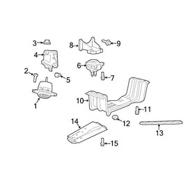 Mopar Part 68032662AE Transmission Mount Isolator