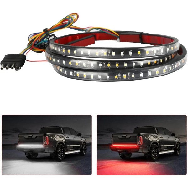 No Brand Truck Tailgate Light Bar, LED Single Row Tailgate