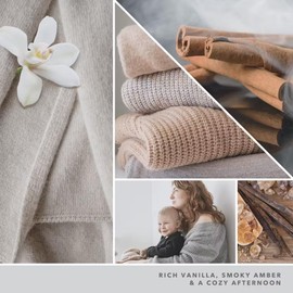 Yan-kee Candle Smoked Vanilla & Cashmere Scented, Signature 4.3oz Small Tumbler Single Wick Candles, Premium Soy Wax Blend, Over 20 Hours of Burn Time, Christmas Holiday Candle, Scented Candles