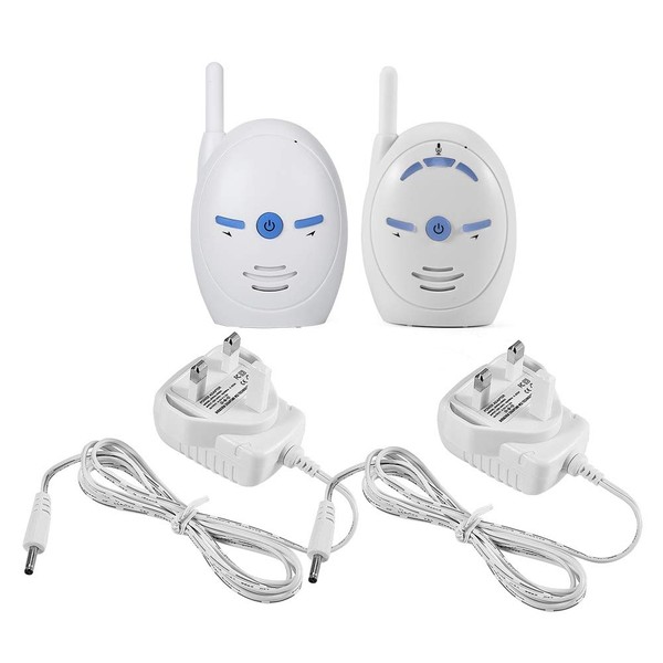 2.4GHz baby audio monitor wireless two way talk High sensitivity with Indicate alarm light(British regulatory)