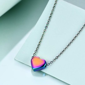 MYNENEY NIBASTAR Heart Name Necklace and Bracelet for Women Stainless Steel A-Z letters Initial Statement Jewelry Set for Mother's Day