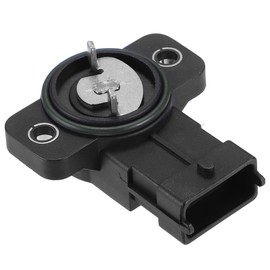 X AUTOHAUX Throttle Position Sensor, for Hyundai I10 1st Generation 1.0 1.1 Petrol, Plastic, No.35170-02000, Black
