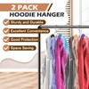 Hoodie Organizers 2-Pack, 6 Balls 360°Swivel Hoodie Hangers for Closet