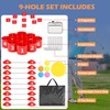 FOOING Golf Game, 9 Hole Yard Game for Adults Outdoor/Indoor,