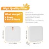 Airoak 4Pack LA502 LA702 LA802 Foam & Felt Filter Replacement