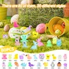 80 Pieces Mini Resin Animal Figures Set, Luminous Resin Animals,