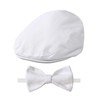 A&J DESIGN Baptism Hat for Baby Boy Christening Flat Scally