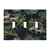 Decorative Switch Plate Covers Wild Jungle Animals Flamingo Zebra Bird