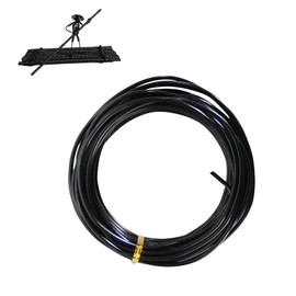 9 Gauge 3mm Black Aluminum Craft Wire,50 Ft/15m Bendable Metal Crafting Wire for Sculpting,Bike Modelling Skeleton Crafting Floral Making Wire,Jewelry Making Wire,Binding Wire Xmas Wreath Wire