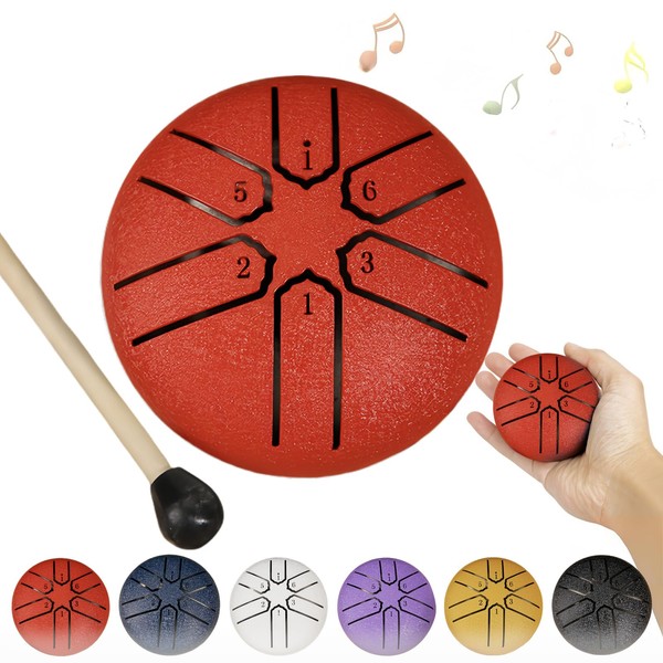 Steel Tongue Drum Rain Chime, Rain Drum for Outside, Rain