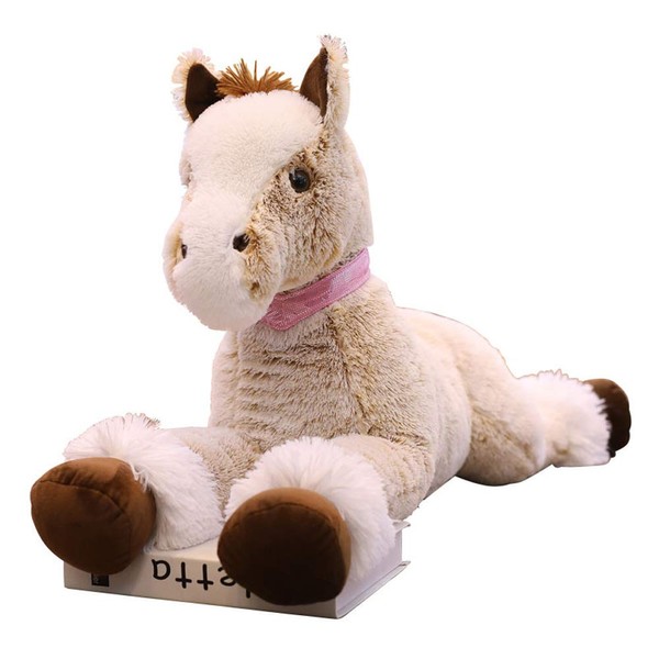 Large Horse Stuffed Animal Plush Toy,Giant Pony Unicorn Plush Doll Gifts for Kids,Valentines,Christmas 35.4"