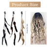 KQDRAVINE Pack of 6 Feather Hair Accessories Clip, Women's Feather