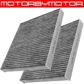 MotorbyMotor C36156 (CF11183) Cabin Air Filter with Activated Carbon for 2011-2021 Dodge Durango, 2011-2021 Jeep Grand Cherokee Car Air Filter-2pc Set