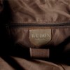 WUDON Leather Backpack for Men, Waxed Canvas Shoulder Rucksack Carry-On