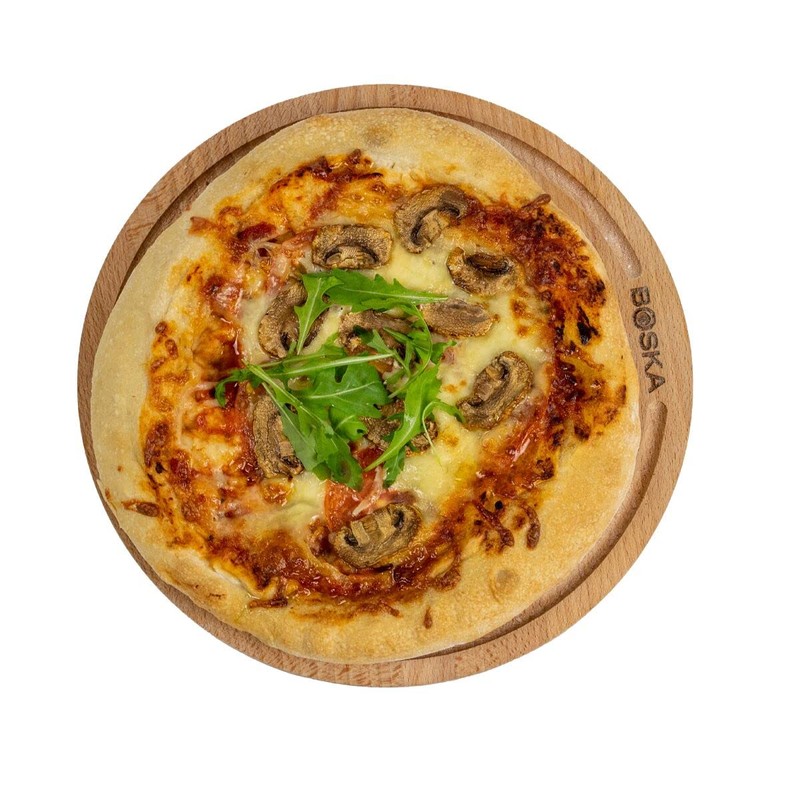 BOSKA Amigo Pizza Board S/Serving Board Diameter 24 cm Beech