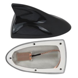 GRABOTE 2025 New Car Shark Fin Antenna with Fittings, Roof Radio AM/FM Signal Radio Aerial for Hyundai Accent 2005-2019 - Black