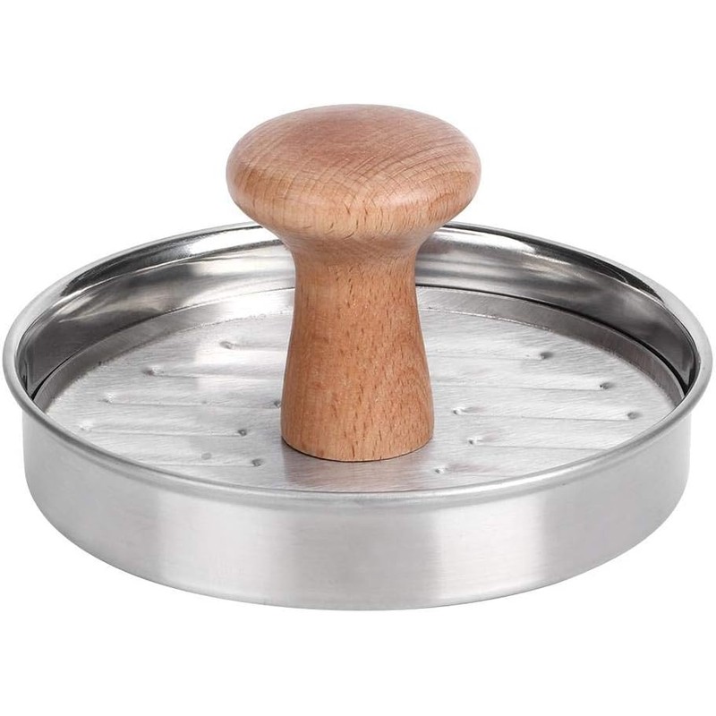 Fdit - Juego de 2 moldes antiadherentes para hamburguesas de