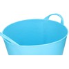 KOTARBAU® Elastic Rubber Trough 26L Turquoise Fluo with Carry Handles
