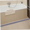BUGUUYO Seal Strip Water Guard Flexible Shower Barrier for Bathtub