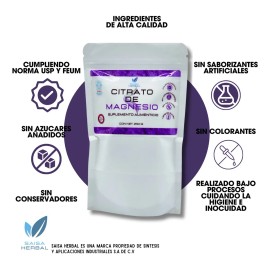 Citrato De Magnesio 250 G. Y Citrato De Potasio 250 G.