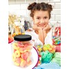 Sarah's Candy Factory Freeze-Dried Peach Rings Candy - Crunchy &