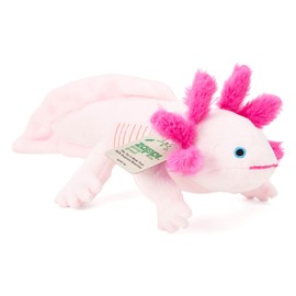 Zappi Co 100% Recycled Pink Axolotl Plush Toy (30cm Length) Stuffed Soft Cuddly Eco Friendly for First Kid