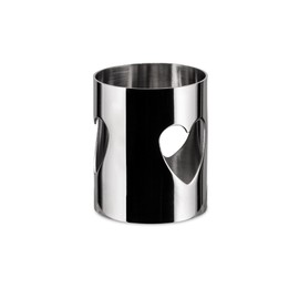 Alessi Girotondo Napkin Ring, Heart, (AKK10 H), Silber