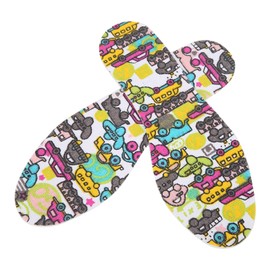 Insoles for Children Replacement Shoe Inserts Breathable Latex Shoe Sole Inserts Kids Shoe Pad Cut Free Size(01)