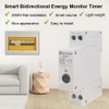 KETOTEK Smart Bidirectional Electricity Meter, DIN Rail, Digital 1 Phase