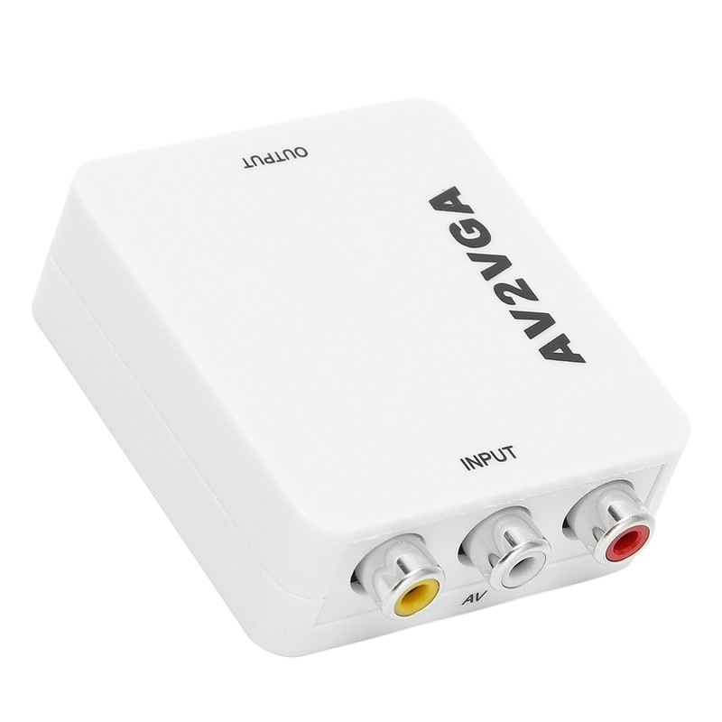 For AV to VGA Conveter Portable 1920x1080 HD AV2VGA Video