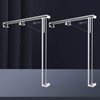 4 Pieces Valance Clips Vertical Blind Clear Valance Clip Bracket