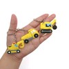 JZK 30 Pcs car keyring set for kids, Silicone animal