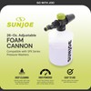 Sun Joe SPX-FC26 26-Oz Adjustable Snow Foamer Cannon w/Adapters ,